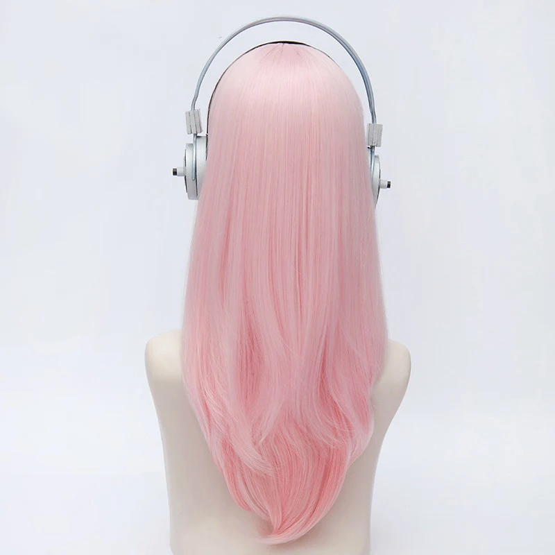 Super-Sonico-Supersonico-60cm-Long-Pink-Ombre-Hair-Heat-Resistant-Cosplay-Costume-Wig-Toy-headset-Headphone (3)