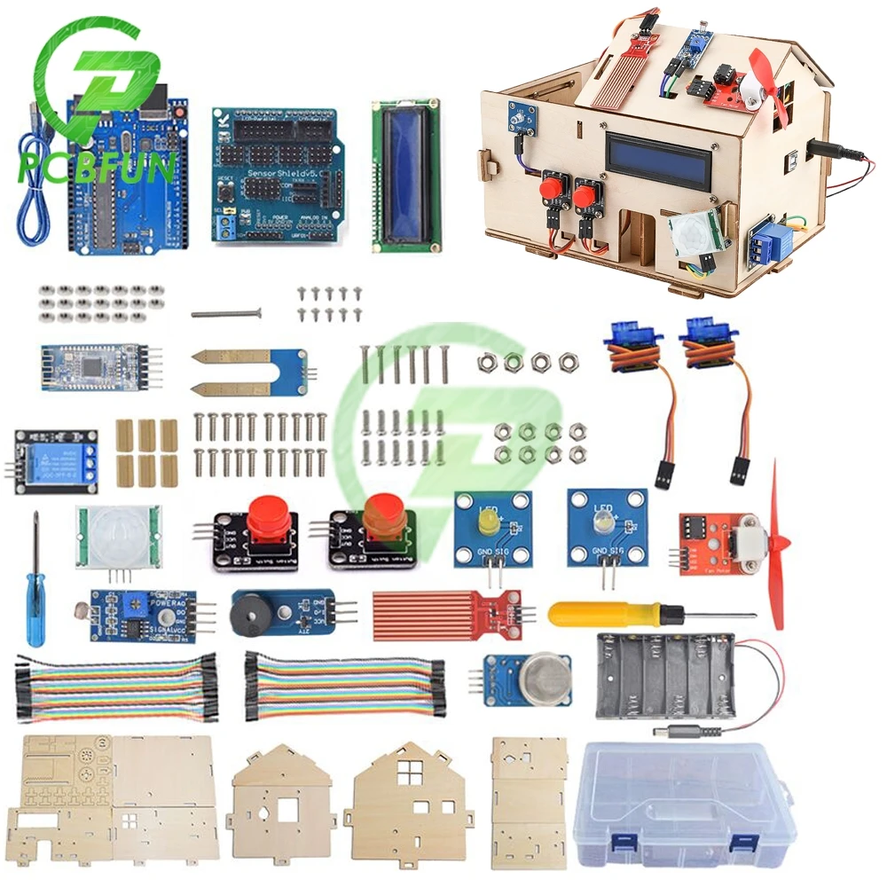 Learning-Kit-Smart-Home-House-Kit-with-PLUS-Board-for-Arduino-DIY-STEM ...