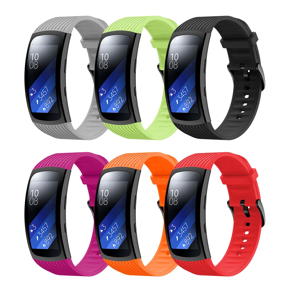 Силиконовый ремешок для часов для samsung gear Fit2 Pro фитнес-часы ремешок для samsung gear Fit 2 SM-R360 браслет ремешок
