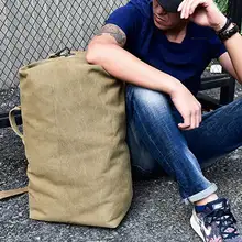 Большая вместительная мужская дорожная сумка, сумка для альпинизма, рюкзак для мужчин, холщовая сумка, рюкзак на плечо, дорожная сумка