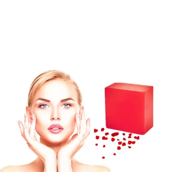 

Wholesale Canthus Wrinkles Skin Tightening Beauty Cleansing Soap Face Eye Skin Firming France Red Wine Rose Essence Soap 100g