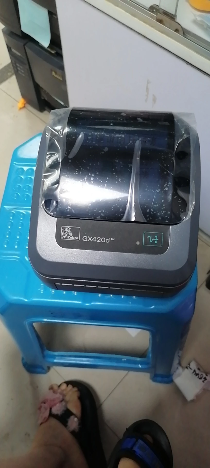 Zebra GK420d gx420d gx430d ZP450 ZP500 label printers, transparent cover dust coverMedia Window (Direct Thermal)105934-001