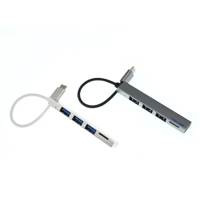 Тип C к USB2.0 концентратор TF карты порт адаптер портативный для мобильного телефона ноутбука домашнего офиса DQ-Drop