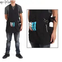 85x55 см парикмахерские фартук накидка на пояс ткань водонепроницаемый резка фартуки обёрточная бумага Pro Парикмахерская стилист ИНСТРУМЕНТЫ