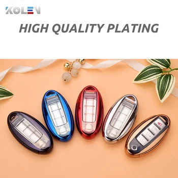 TPU Colorful PC Auto Supporto Della Copertura Della Cassa Chiave A Distanza Per Nissan Qashqai J10 J11 X-Trail T31 T32 juke Tiida Calci di Murano Pathfinder - TPU Colorful PC Auto Supporto Della Copertura Della Cassa Chiave A Distanza Per Nissan Qashqai