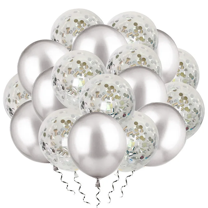 20pcs silver silver Я четыре крафт-бумаги баннер 4 года день рождения для мальчиков и девочек 4 вечерние украшения четвёртая гирлянда из ткани номер 4 воздушные шары - Цвет: 20pcs silver silver