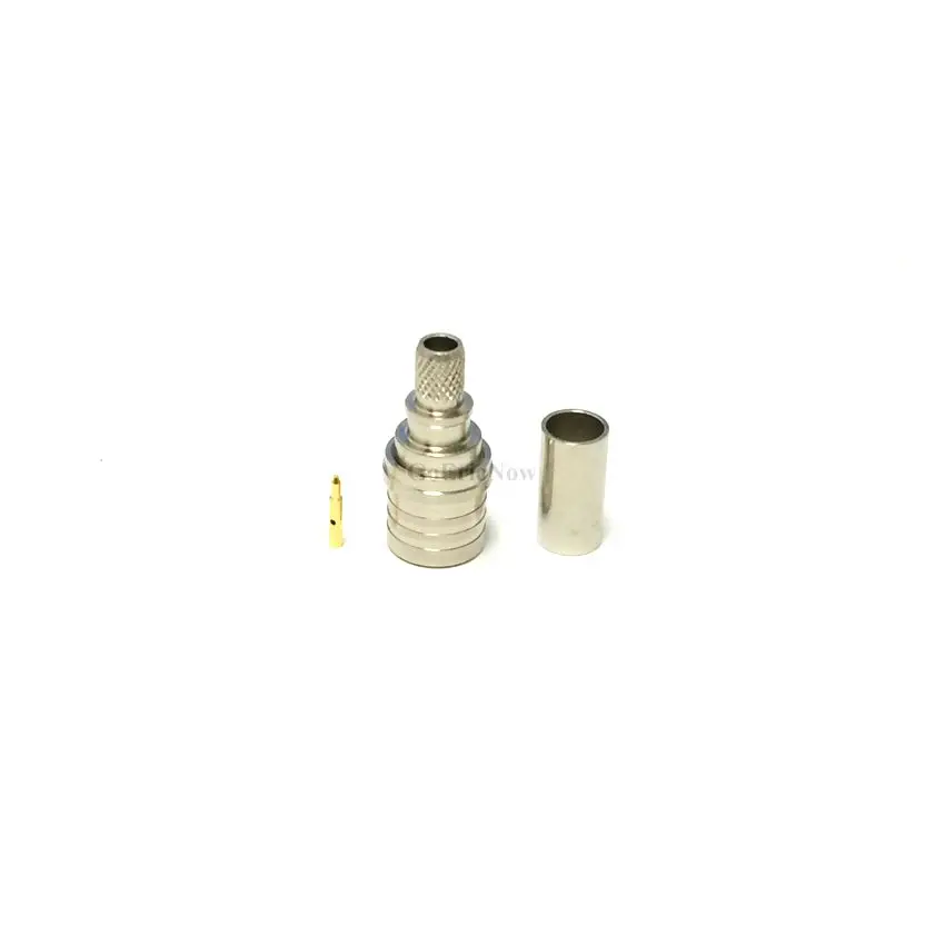 

10Pcs RF Coaxial QMA Male for RG58 RG400 RG195 Cable Connector Adapter