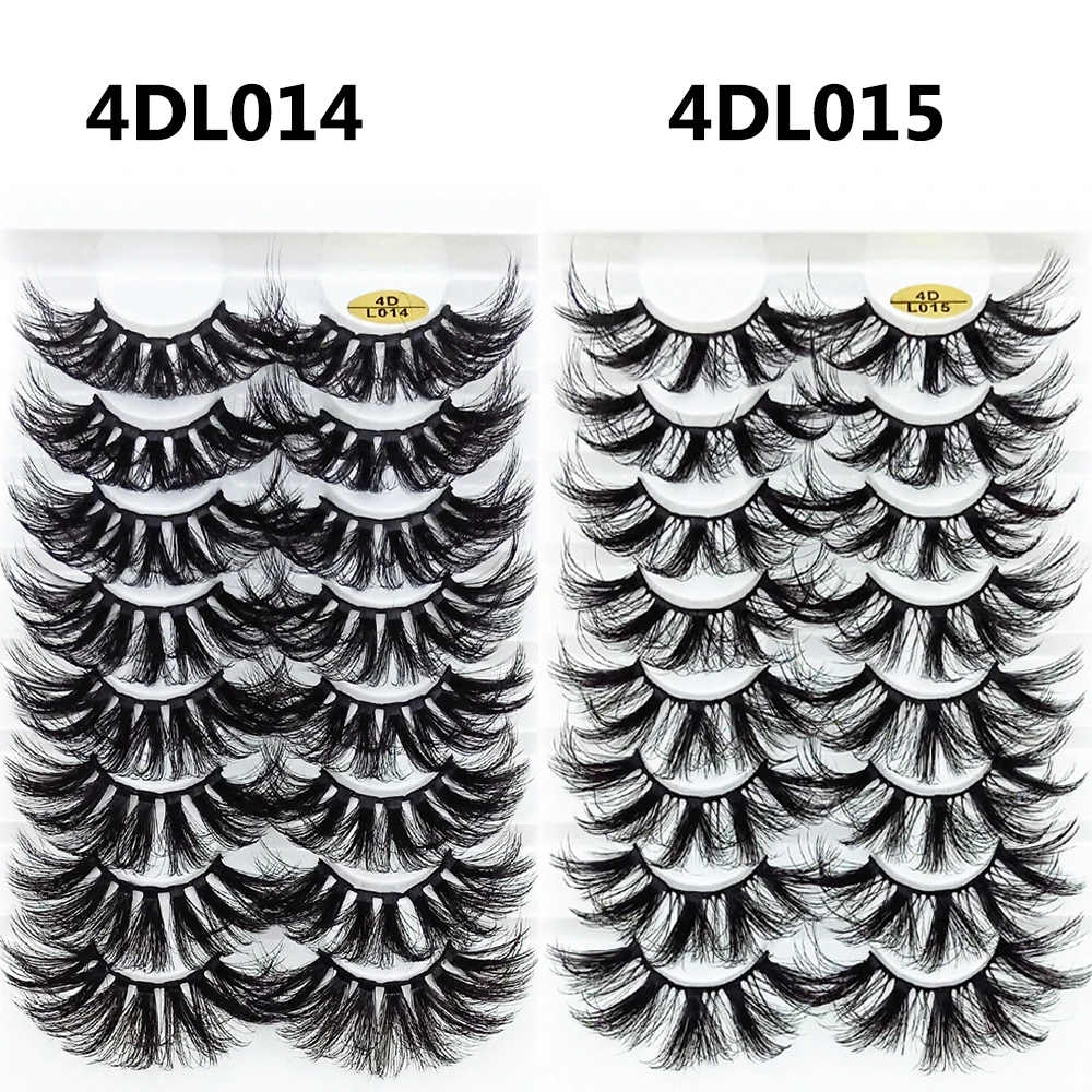 25mm 4D Mink False Eyelashes 8 Pairs
