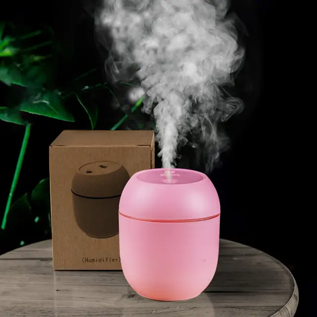 Mini Car Humidifier 250Ml Essential Oil Diffuser 2 Modes USB Auto Power-Off With LED Light For Home Car Mist Maker Face Steamer 4