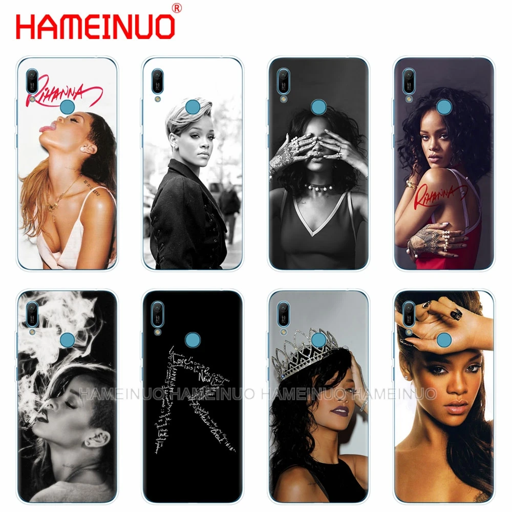 

silicon phone cover case for huawei Y5 Y6 Y7 Y9 PRO PRIME 2019 honor 8s 8a 20 LITE PRO 10i view 20 V20 Robyn Rihanna Fenty