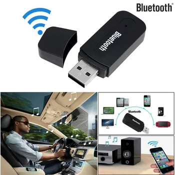 

Mini 3.5mm Car Wireless Bluetooth Aux Audio Stereo Music Receiver Adapter+Mic For PC MP3 Player 5V DC A2DP V1.2 a15