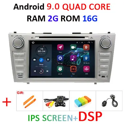 4G+ 64G 8 core 2 din Android 9,0 автомобильный dvd-плеер gps аудио для Toyota Camry 40 50 2006-2011 Автомобильный Радио Мультимедиа Видео плеер obd2 - Цвет: 2G 16G IPS DSP