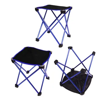 

Portable Outdoor Furniture Folding Chair Aluminum Alloy Outdoor Beach Chair Camping Hiking Fishing Picnic BBQ Stool 30JULY26