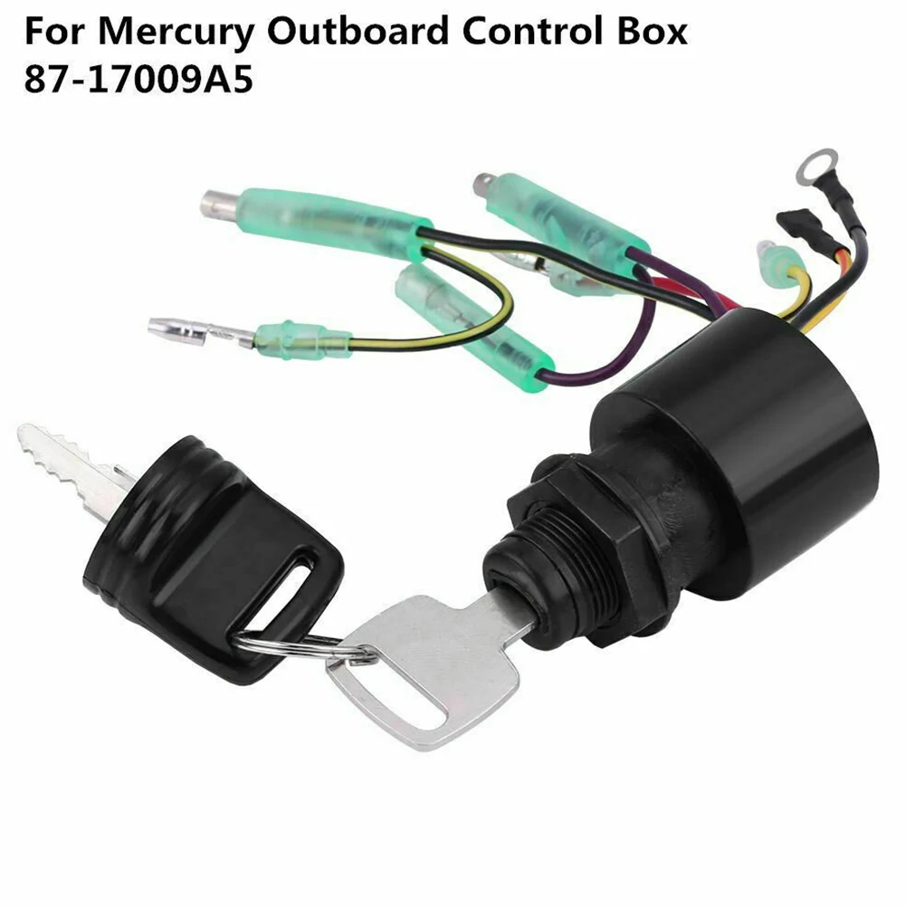 В сборе с ключом заглушка запасные части пульт дистанционного управления Коробка зажигания 6 контактов подвесной 87 17009A5 аксессуары лодка для Mercury