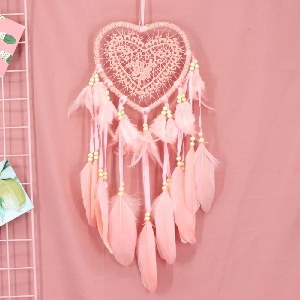 love hollow dream catcher hanging ornaments home office wind chimes hanging room decorations Wind Chimes Wall Hanging