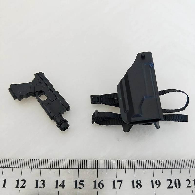 1/6 Scale Male Man Boy Weapon Accessories Gun with Holster Set For 12 ...