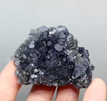 

57g Natural Polyhedral fluorite cluster mineral crystal specimens Stones and crystals Healing crystal