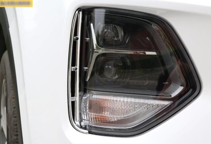 Автомобильные аксессуары для hyundai santa fe IX45 корпус для противотуманной фары световые литые крышки комплект отделка автомобиля-Стайлинг 2 шт