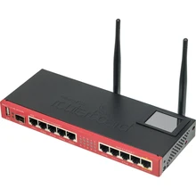 Роутер беспроводной MikroTik RB2011UIAS-2HND-IN 10/100/1000BASE-TX/SFP черный