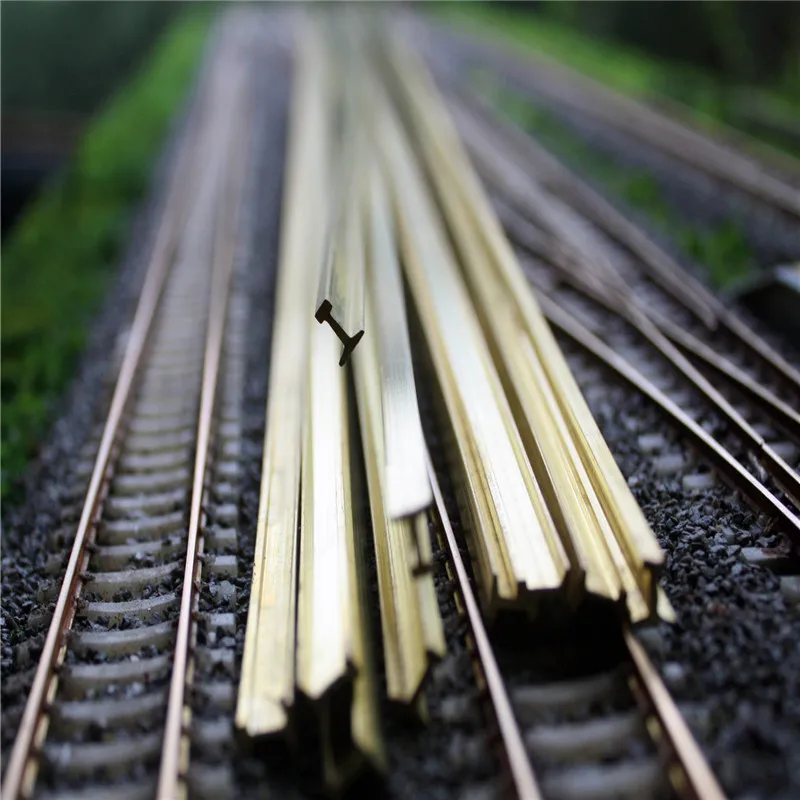 金属列車レール,50cm,gスケール,列車レイアウト用ジオラマ鉄道建設装置|モデル構築キット| - AliExpress