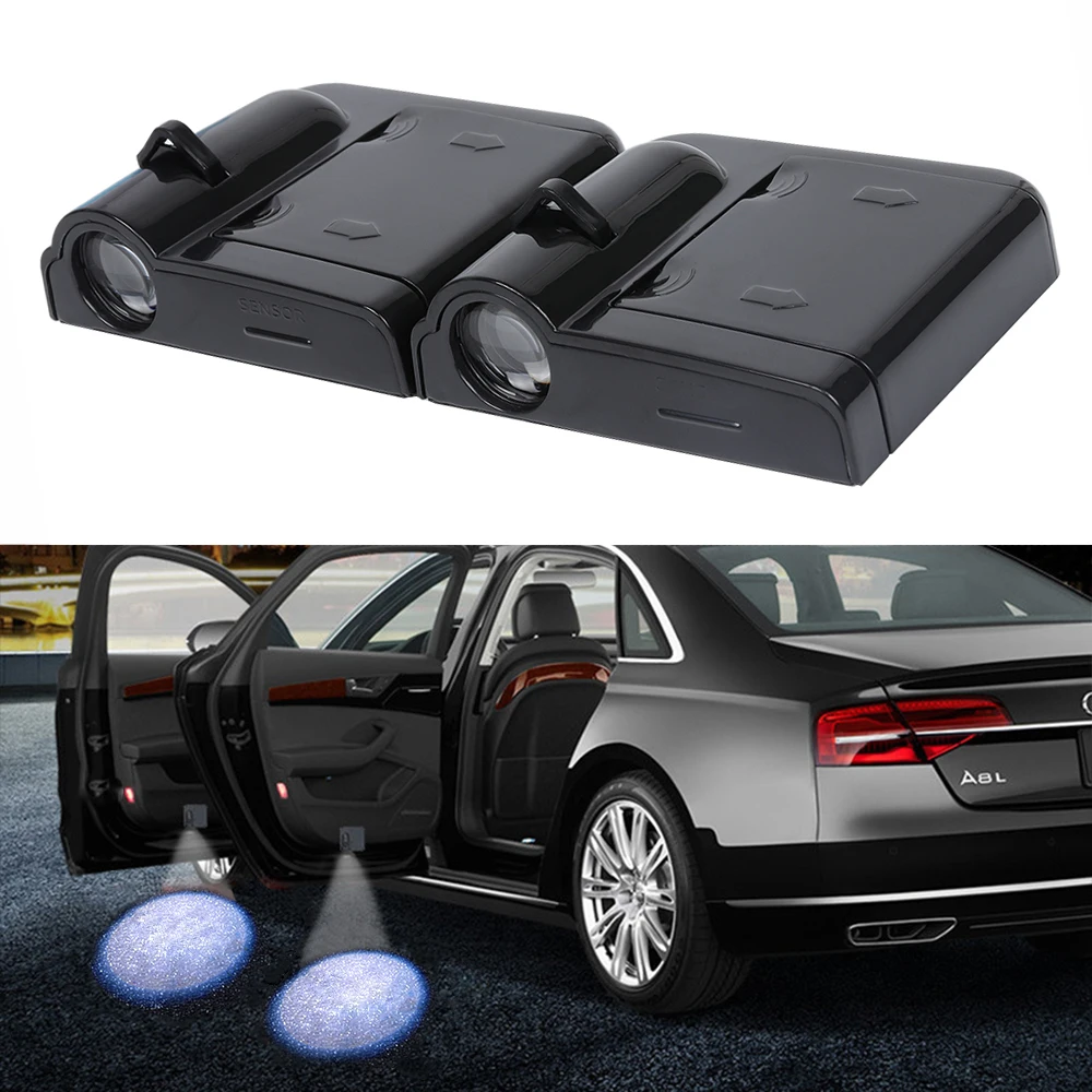 2x Car Door LED Logo Projector Ghost Shadow Light For Hyundai solaris accent i30 ix35 elantra gt santa fe tucson getz i20 sonata