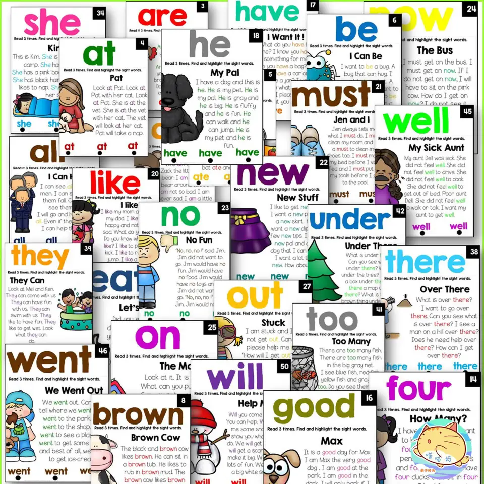 52 Seiten Anblick Worte Lesen Klassenzimmer Poster Wooksheet Kinder Lernen Englisch Sprache Ubung Bucher Fur Kinder Aliexpress