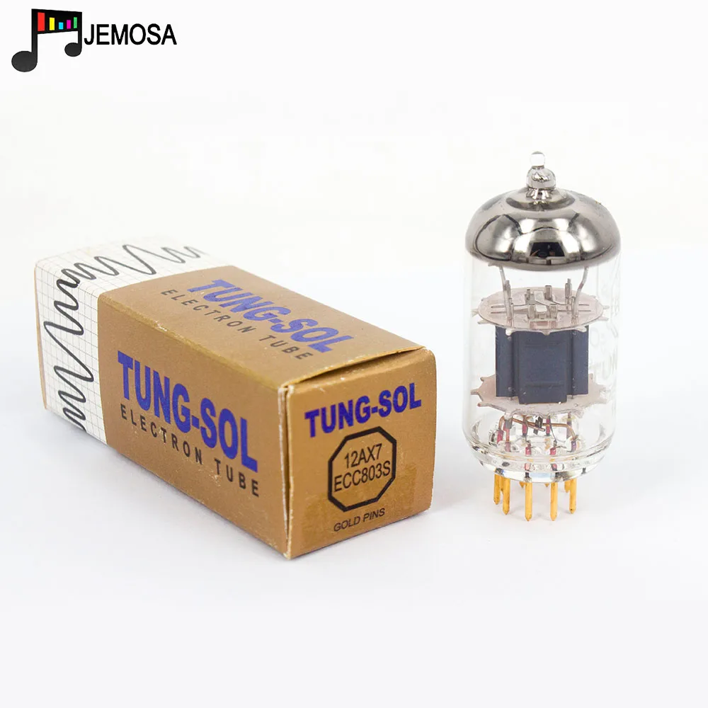 Вакуумная трубка TUNG-SOL 12AX7 ECC803 1 шт. маленькая 9-контактная электронная замена 6N4 Hi-Fi