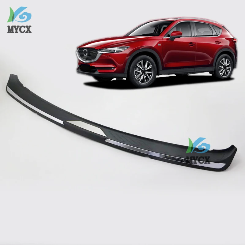 

Fit For Mazda CX5 CX-5 CX 5 2017 2018 2019 ABS REAR DECK BUMPER PROTECTOR STEP PANEL BOOT COVER SILL PLATE TRUNK TRIM GARNISH