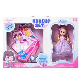 

Doll Make up Toys Multi-layer Children's Make-up Girl Birthday Gifts Diy Makeup Toys A Variety Options