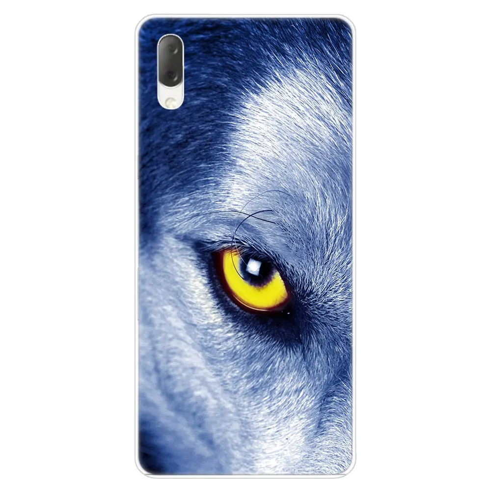 Животных "Волк" модная жесткий чехол для Sony Xperia L1 L2 L3 X XA XA1 XA2 XA3 ультра 10 плюс E5 XZ XZ1 XZ2 компактный XZ3 XZ5 2 20 крышка - Цвет: 009