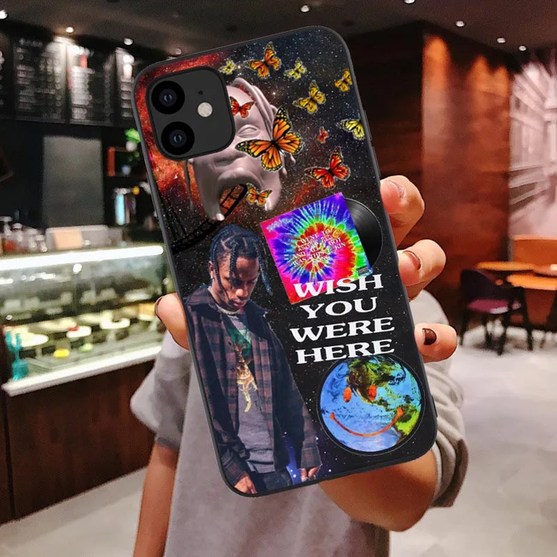 TPU Travis Scott Astroworld Tour silicone Case For iPhone 11 Pro Max xs wish you were here For iPhone 6 6s 7 8 Plus X XR Xs Max - Цвет: TPU