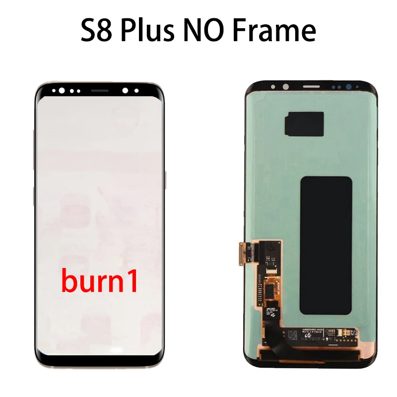 mobile phone lcd screens Original For Samsung Galaxy S8 plus G955 G955F g955u S8plus Lcd Display With Touch Screen Digitizer 6.2'' AMOLED burn shadow screen for lcd phone cell Phone LCDs