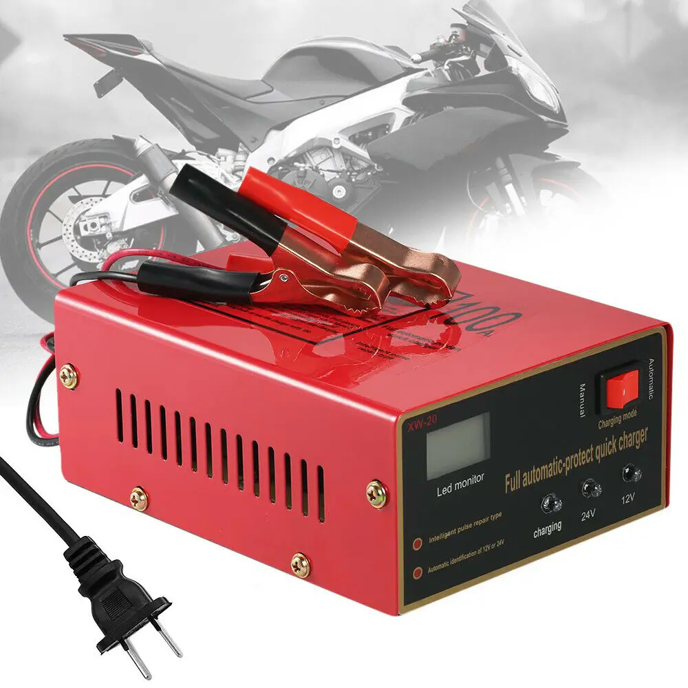 12 V/24 V 10A 140W без технического обслуживания автомобиля Батарея Зарядное устройство полностью автоматический интеллигентая(ый) импульсный Инструменты для ремонта автомобилей Грузовик штепсельная вилка американского стандарта высокое качество