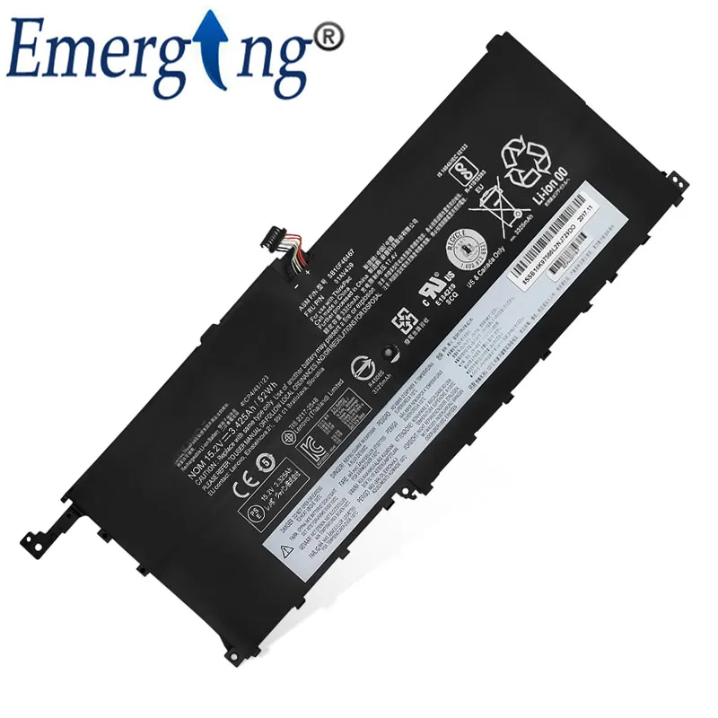 15,2 V 52WH Новая батарея для ноутбука SB10F46467 для lenovo ThinkPad X1 Carbon Gen 4 Yoga 1st() 6th 00HW028 00HW029