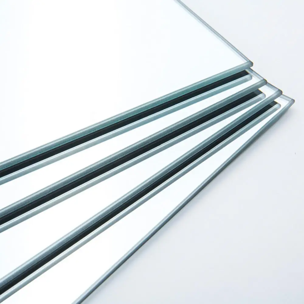 Современные прочные съемные зеркальные настенные наклейки 4 шт. 22*22 см