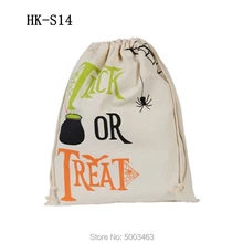 Хэллоуин Сумка-кисет 100 шт./лот мешок конфетная сумка 9 видов стилей мешок декор для Хеллоуин-вечеринки подарок тыквенные мешки