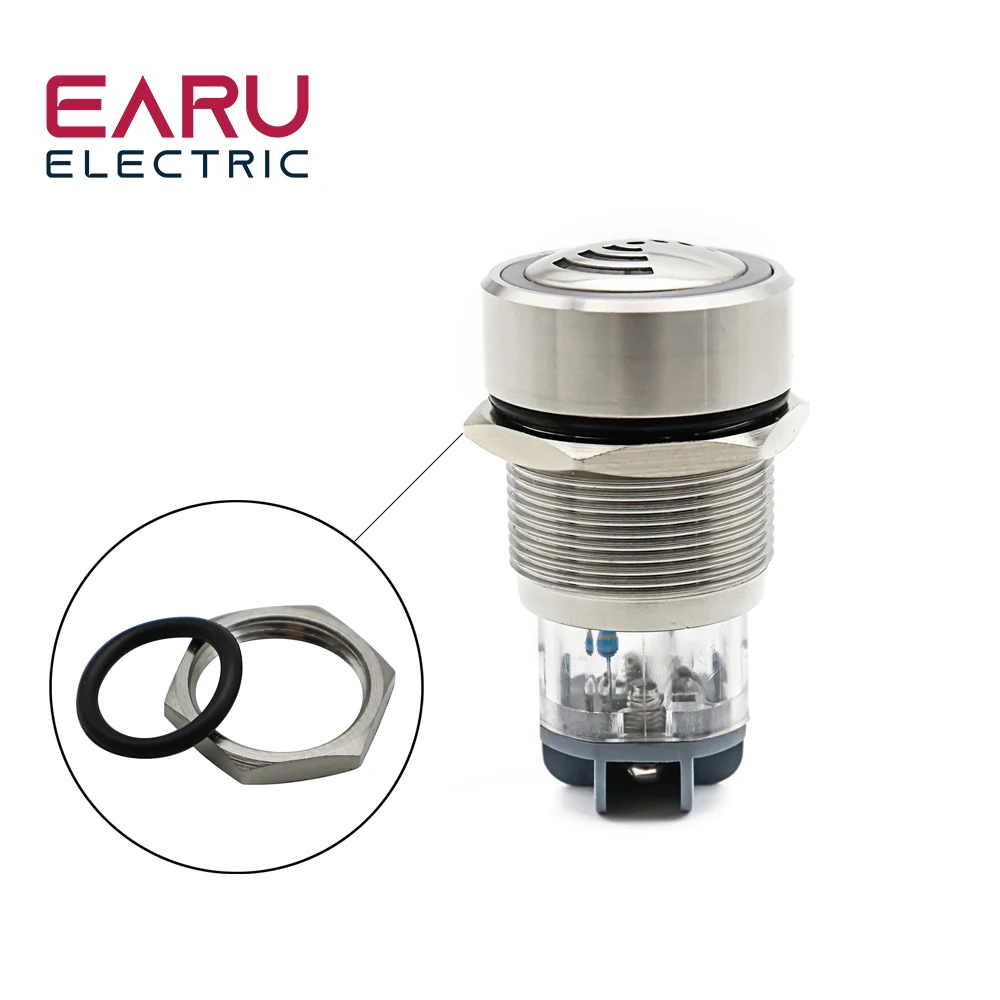 2 Pezzi Spia LED Allarme 12V Con Cicalino - Impermeabile IP65 Per Quadri Elettrici E Fai Da Te - Foto 10