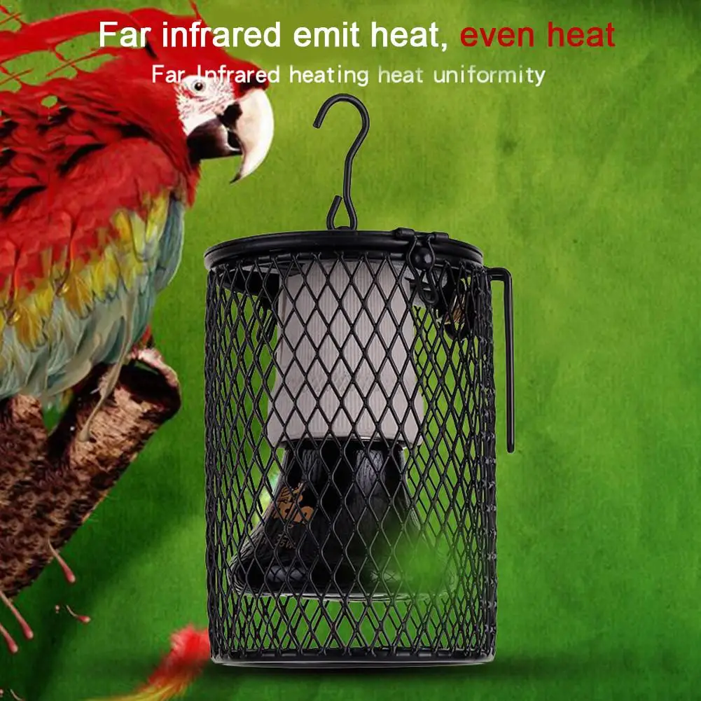 110 В/220 В ПЭТ лампа с подогревом анти-ожога керамическая тепловая лампа для сохранения тепла домашних животных лампа для кроликов черепашек хомяков попугаев
