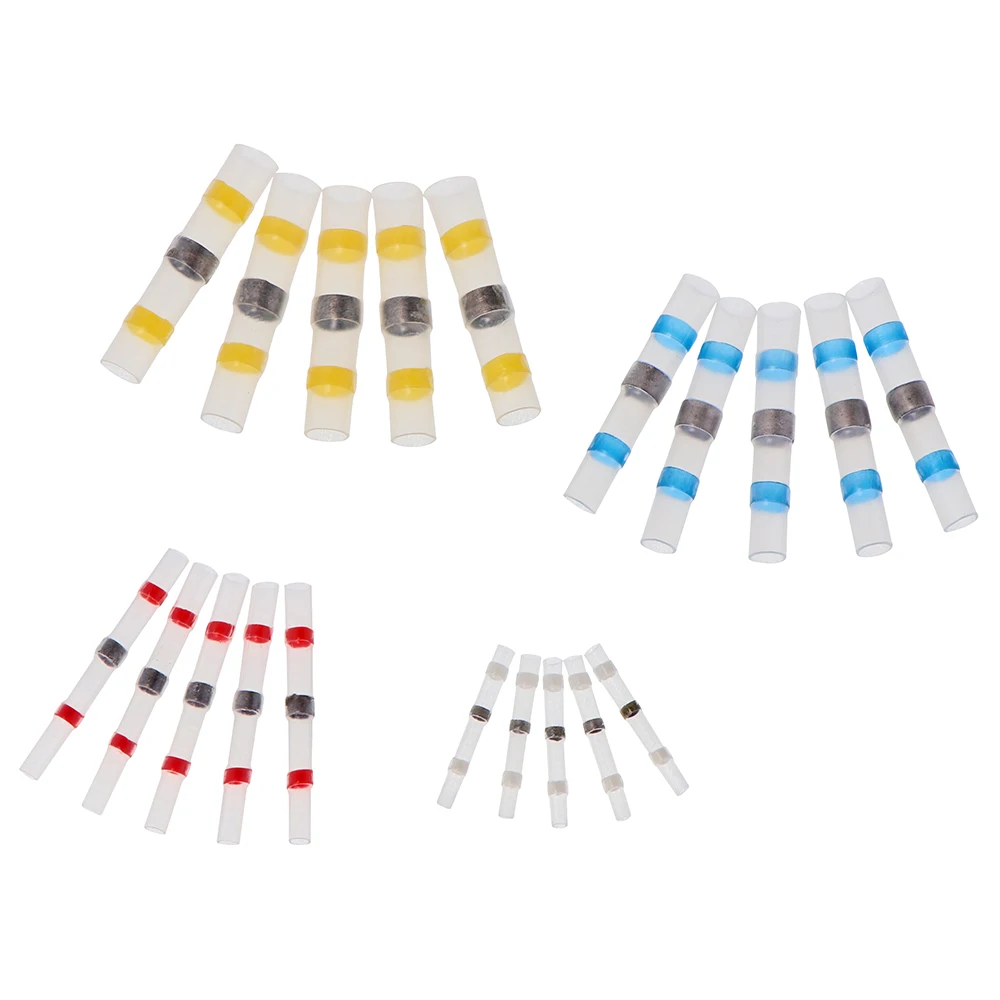 Термоусадочные соединители для электрических проводов 350 шт. паяльные втулки