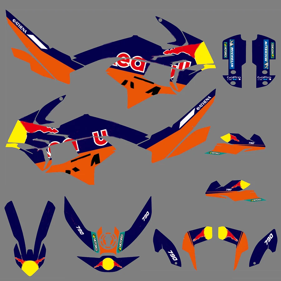 Decals Stickers Graphic for KTM 790R 790 R ADV Adventure 2019 2020 2021