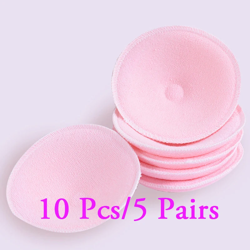 5 pairs 11.5cm 2 пары, 5 пар, хлопок+ гигиеническая губка, многоразовые подушечки для грудного вскармливания, мягкие, 3D чашки, моющиеся подушечки, аксессуары для грудного вскармливания - Цвет: 5 pairs 11.5cm