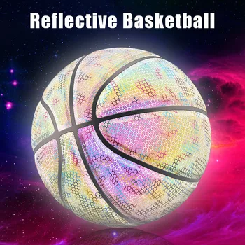 

Newly Glowing Reflective Basketball Night Colorful Wear-Resistant Basketball Sports Ball BN99