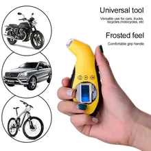 Горячая шина манометр воздуха электронный цифровой ЖК манометр для автомобильных шин барометры тестер инструмент для авто автомобиля мотоцикла