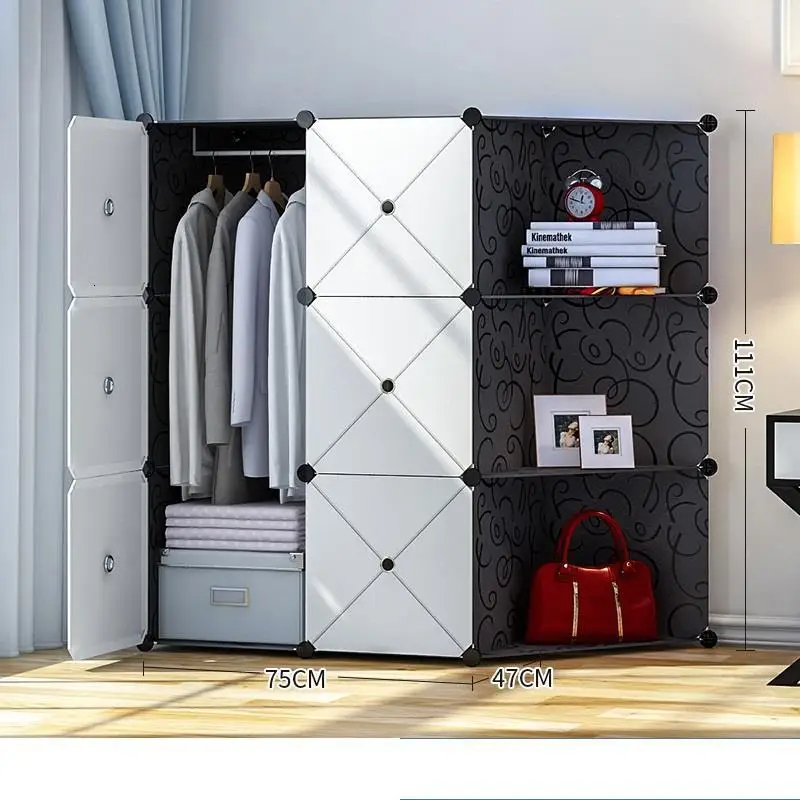 Version C Penderie Chambre Moveis хранение Guardaroba Kleiderschrank Meuble Rangement Armadio шкаф для общежития Mueble шкаф - Цвет: Version C