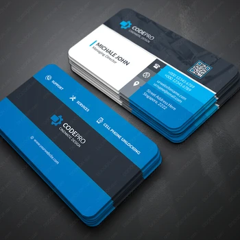 200PS 명함 제작 인쇄 고급 명함, 맞춤형 컬러 양면 카드 인쇄, 명함 디자인