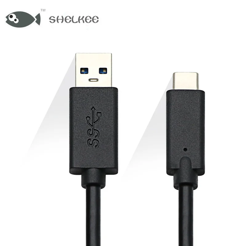 Кабель USB SHELKEE USB3.1 TypeC Дата-кабель для зарядки кабеля до 3.0A общее Преобразование может быть вставлено в обратный 1 метр