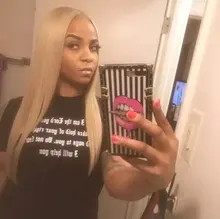 NAstyle-peluca con malla Frontal de cabello humano para mujer, postizo de encaje transparente, color rubio ceniza, Remy, brasileño, 613