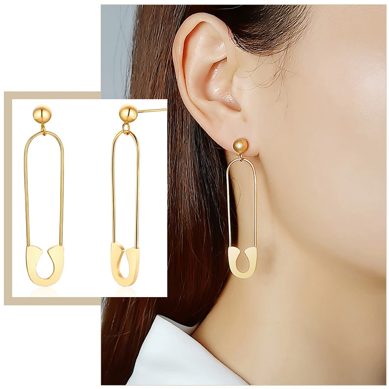Шикарные серьги-подвески в форме штифта для женщин ювелирные изделия
