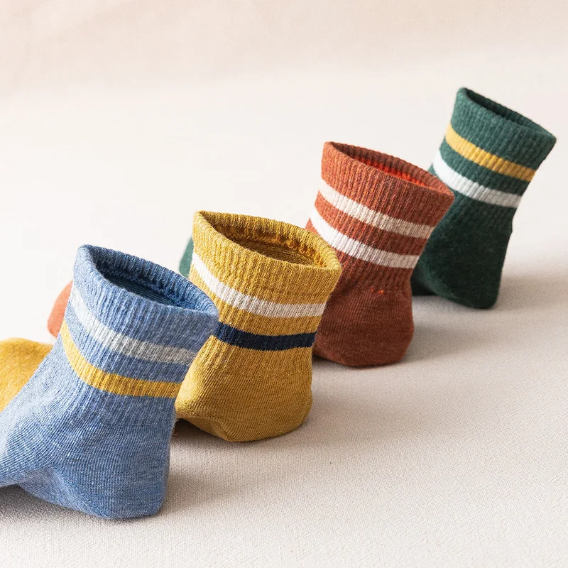 CARTELO Fashion Striped Women Socks New Casual Sport Low Tube Socks Soft Breathable Cotton 4 Season Female Носки мужски