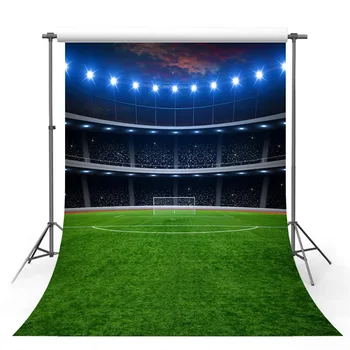 

Mehofond Soccer Field Backdrop Sport Football Audience Grassland Baby Portrait Photography Background Photo Studio Photophone